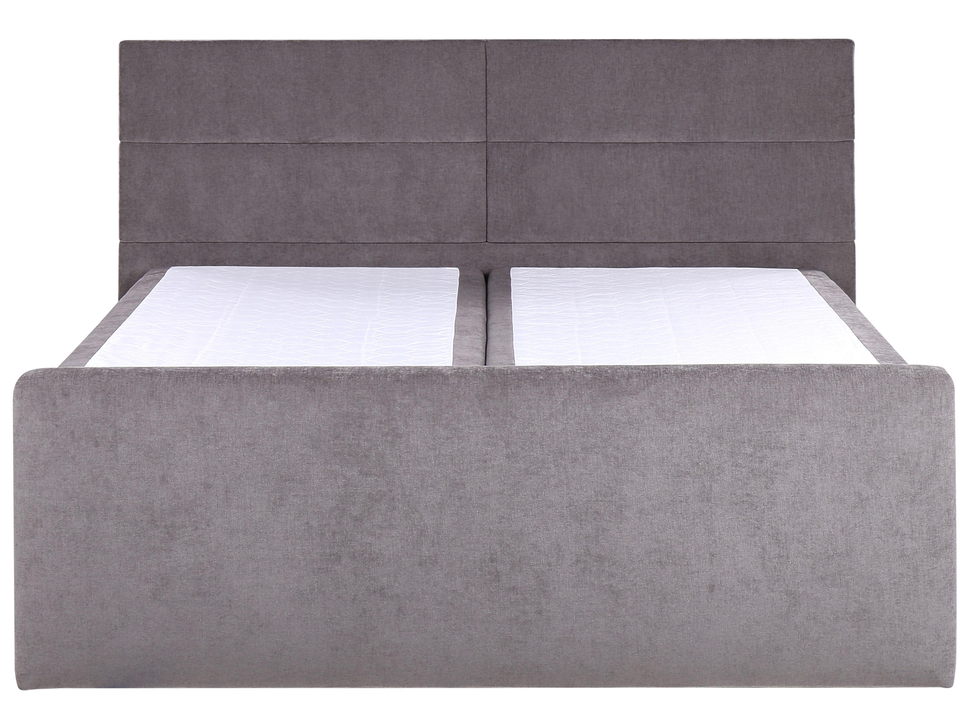 Boxspring met opbergruimte Stof ARISTOCRAT 180 x 200 cm Taupe