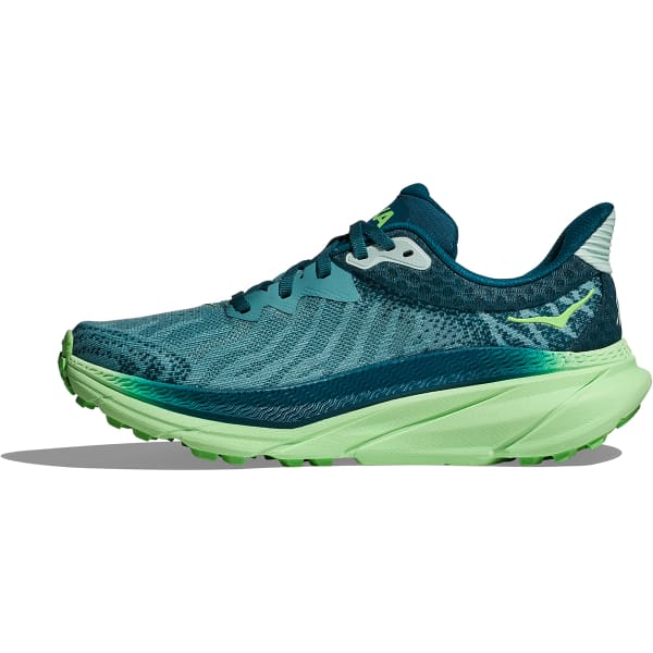 Chaussure trail HOKA ONE ONE CHALLENGER 7 W OCEAN MIST / LIME GLOW