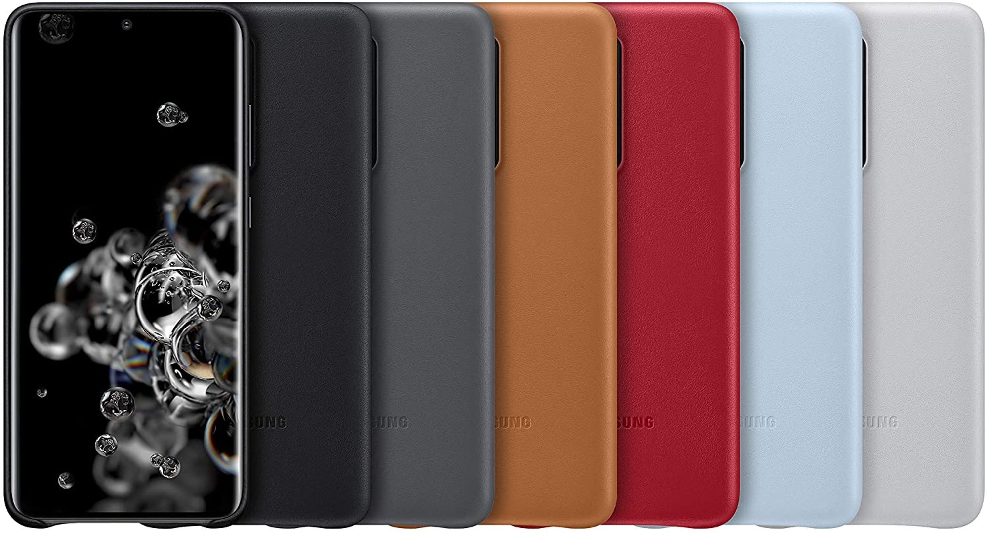 SAMSUNG Leder Cover Galaxy S20 Ultra Case Hülle Schutzhülle EF-VG988