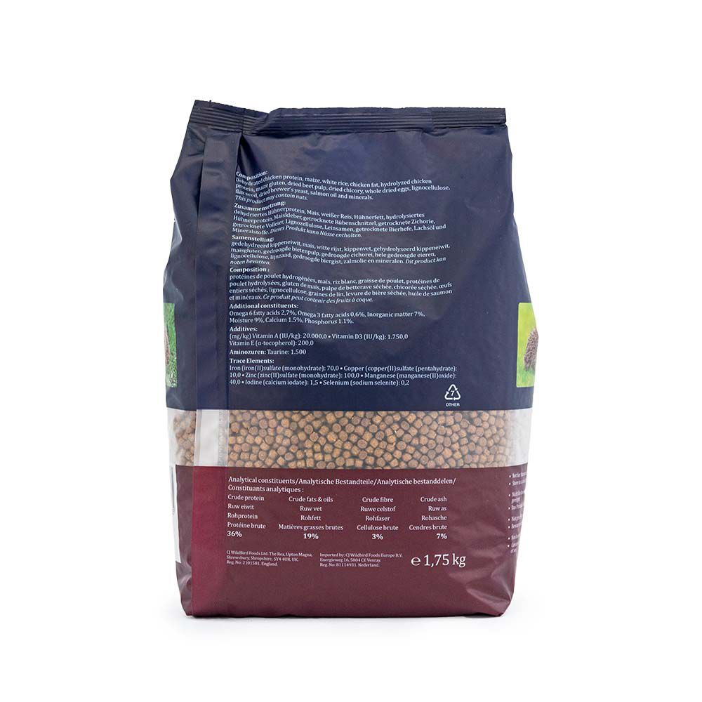 CJ Wildlife Premium - Egelvoer - 1.75 Kilogram