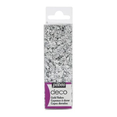 Pebeo Gedeo Silver Metallic Flakes : 12x4x4cm