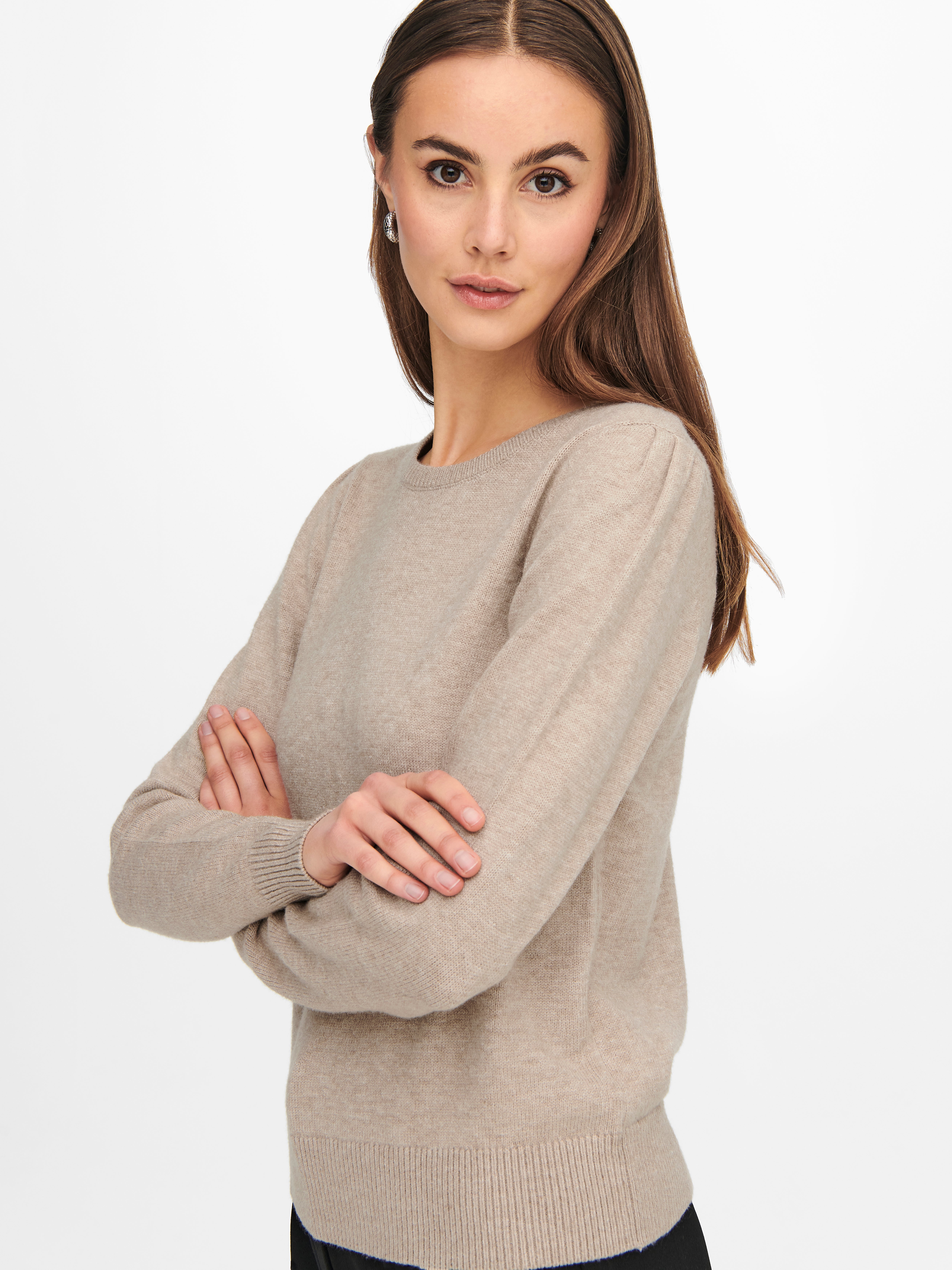 JDYMARCO Strickpullover Beige