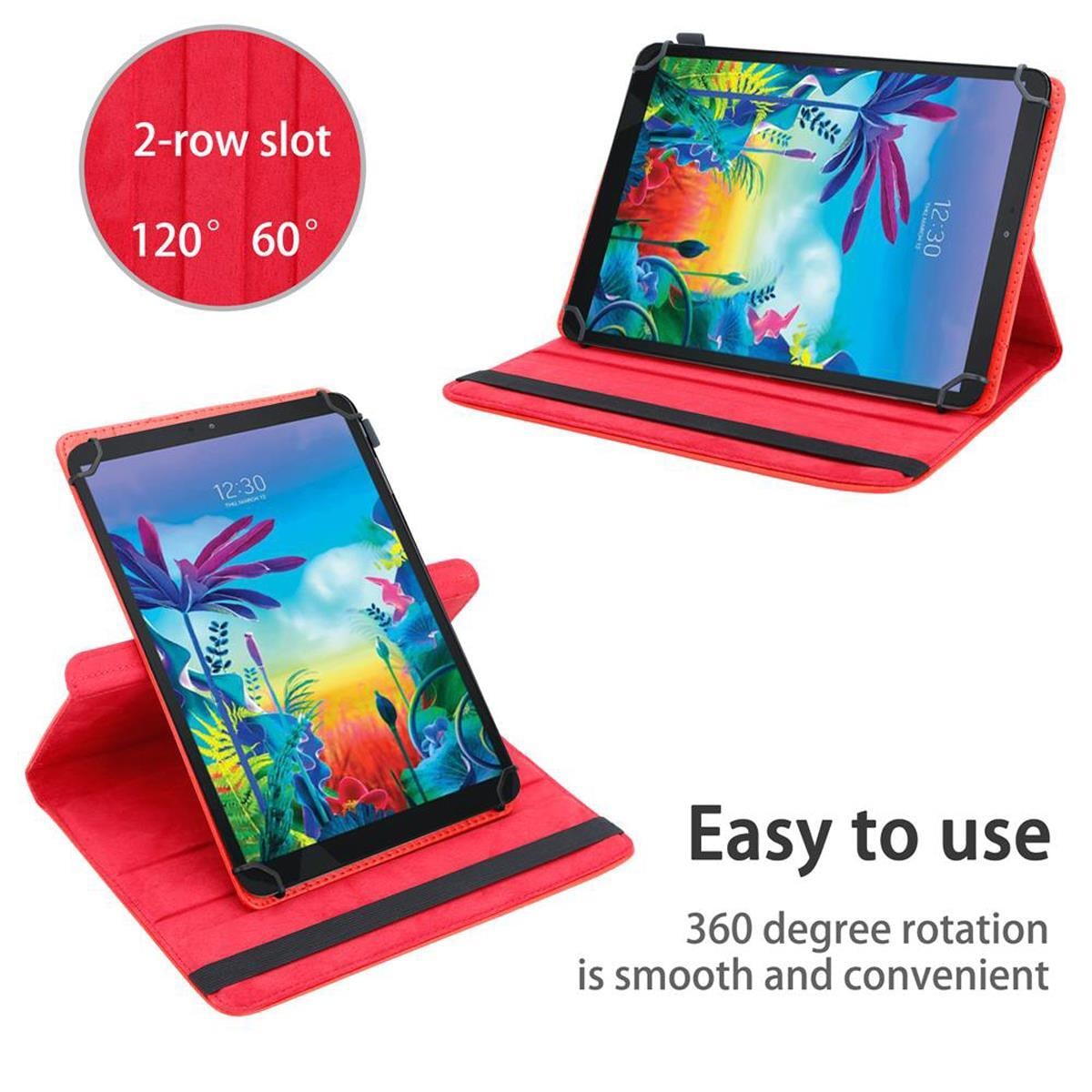 LG G Pad 5 (10.1 tomme) deksel til nettbrett (rød)