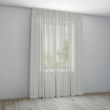 Gordijn Wide stripe 2316 ecru white st
