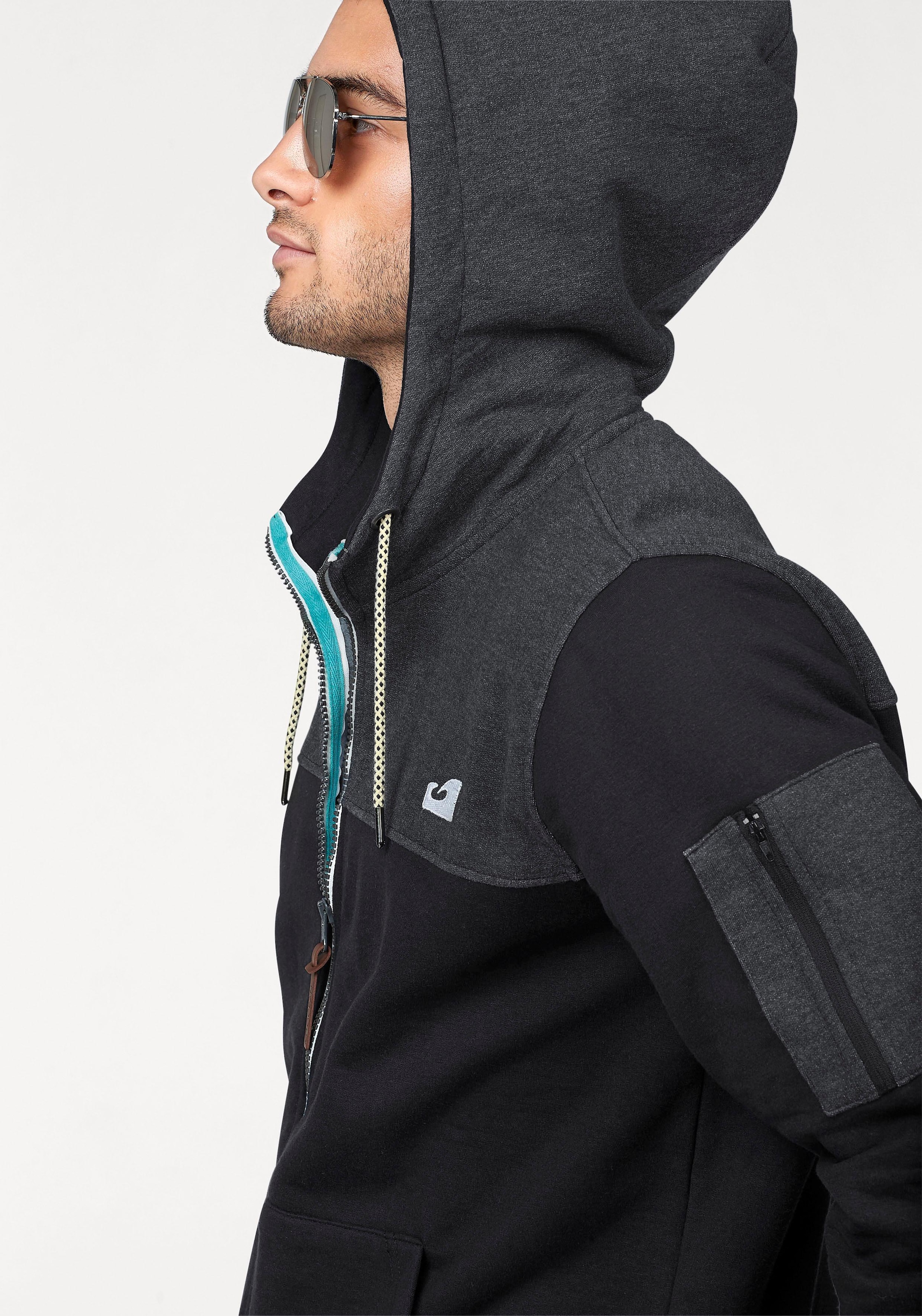 Ocean Sportswear Sweatjacke , Innen weich angeraut