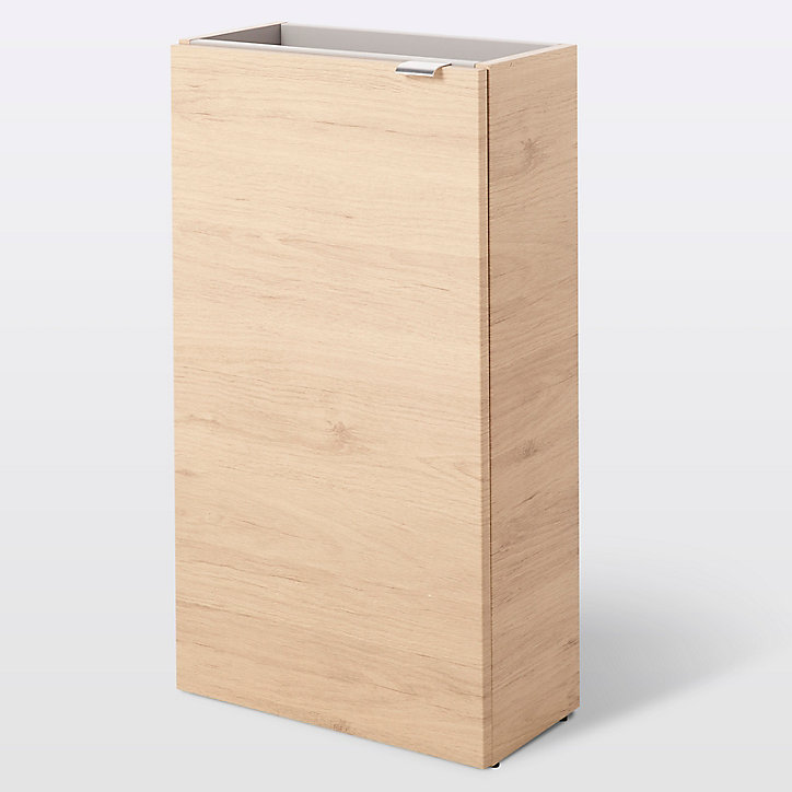 Meuble lave mains à suspendre GoodHome Imandra bois chêne L.44 x H.55 cm