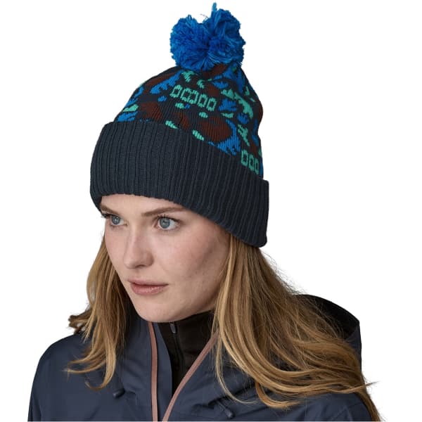 Bonnet ski PATAGONIA POWDER TOWN BEANIE ACROSS OCEANS: SMOLDER BLUE