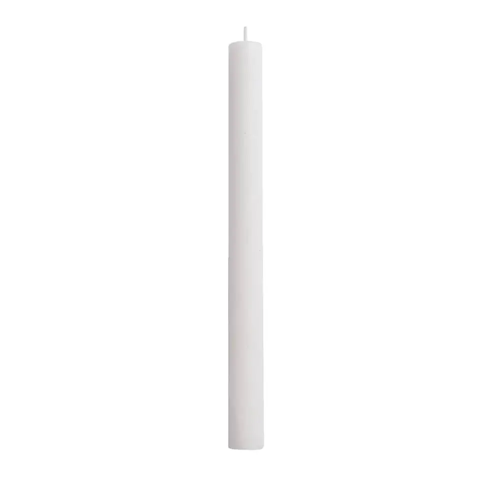 Dinerkaars Rustiek - wit - 25 cm