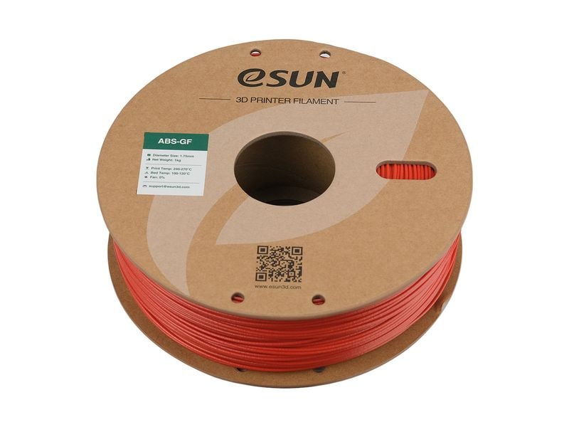 eSun Filament ABS GF Rot 1.75 mm 1 kg Filament mit Glasfasern ABS