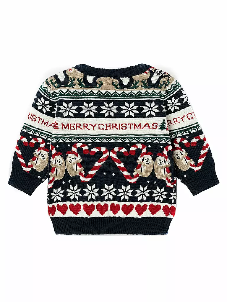 NAME IT Baby Pullover NBNRILLE dunkelblau