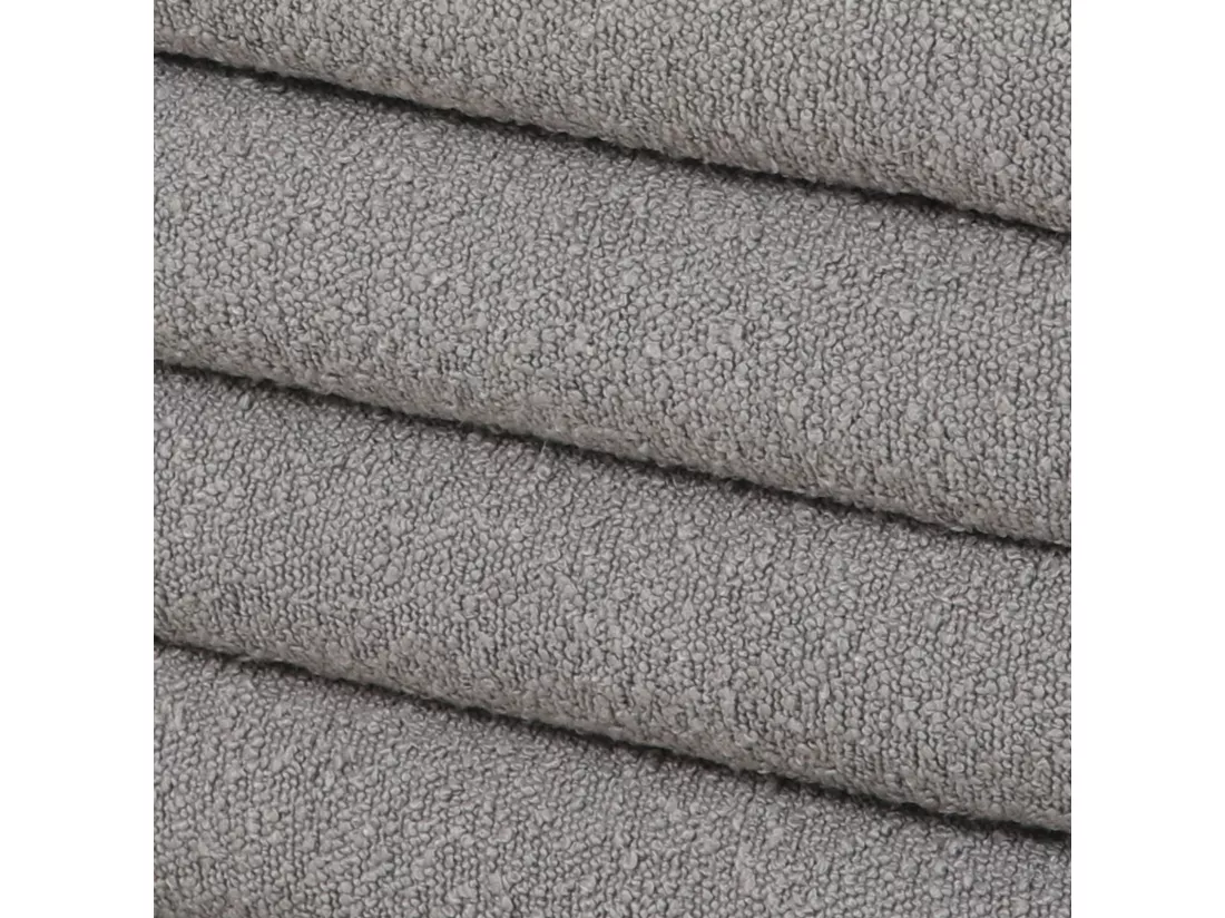Pouf avec espace de rangement et revêtement en boucle