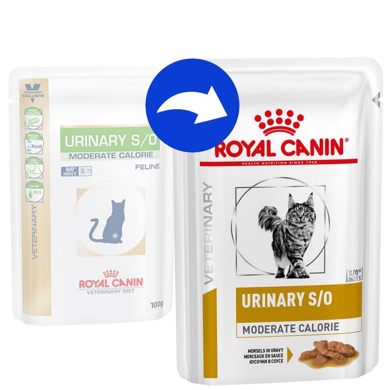 Royal Canin Veterinary Urinary S/O Moderate Calorie en sauce