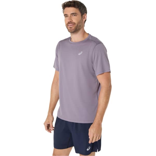 T-shirt running ASICS CORE SS TOP LAVENDER GREY