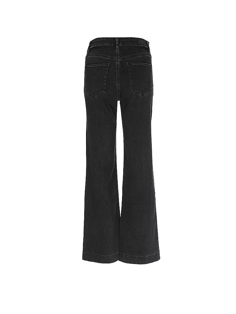 DAWN DENIM Jeans Flared Fit schwarz