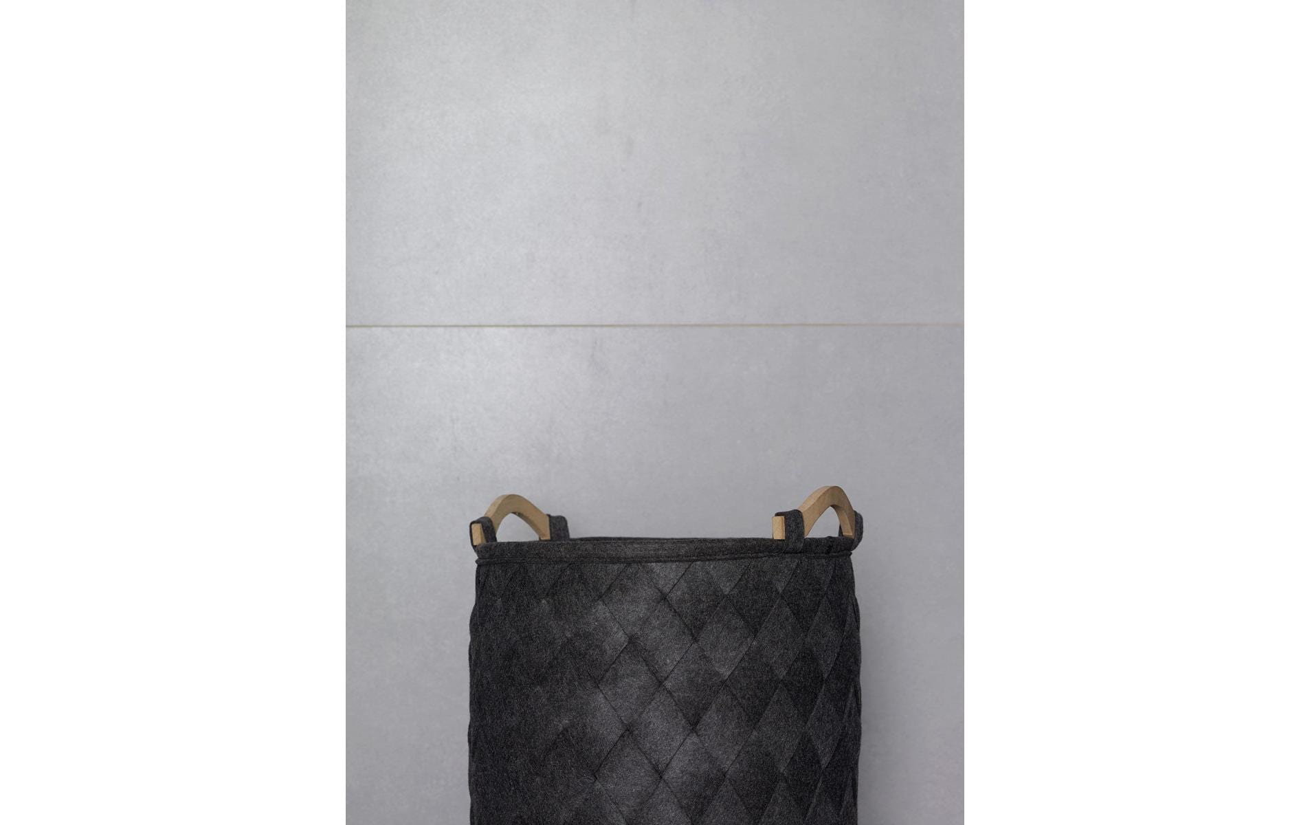 Wäschekorb Amy 75 l, Dunkelgrau<br>Wäschesammler