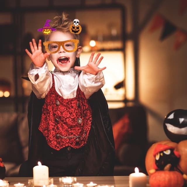 Halloween Briller Fest Kostume Dekoration