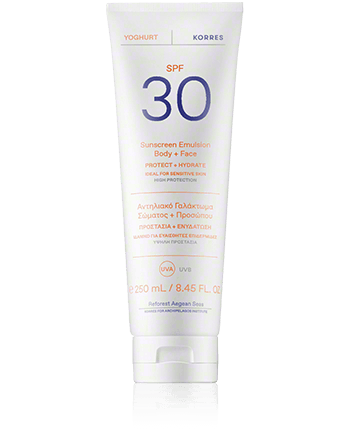 Korres Sun Care Yoghurt Sunscreen Emulsion Body & Face SPF 30 250ml