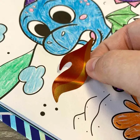 SES Creative Activity-Malbuch Metallic 3 in 1