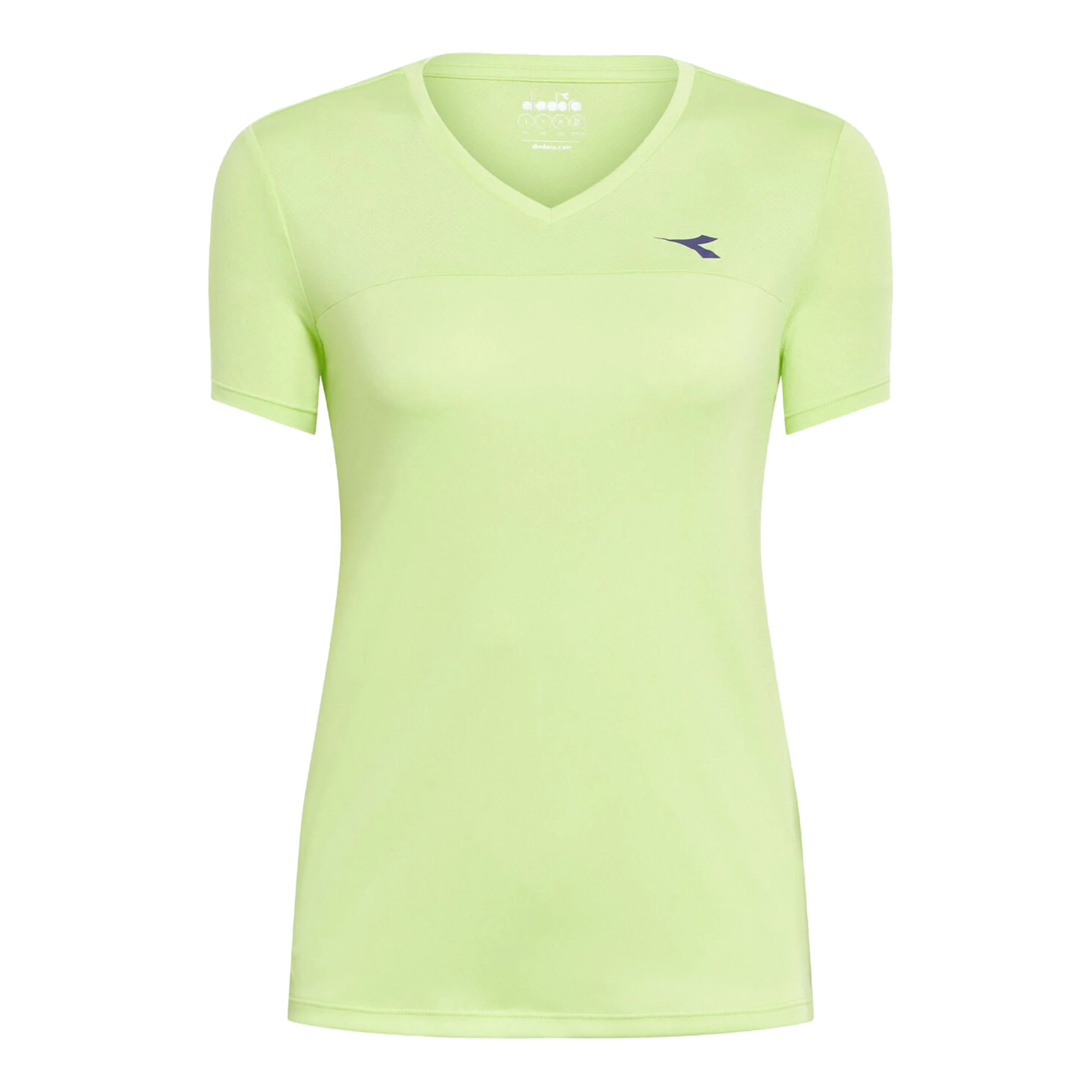 Diadora L. Short Sleeve T-shirt Femmes - Jaune Lemon