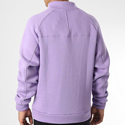 Sweat Col Zippé KL-2101 Violet Lila