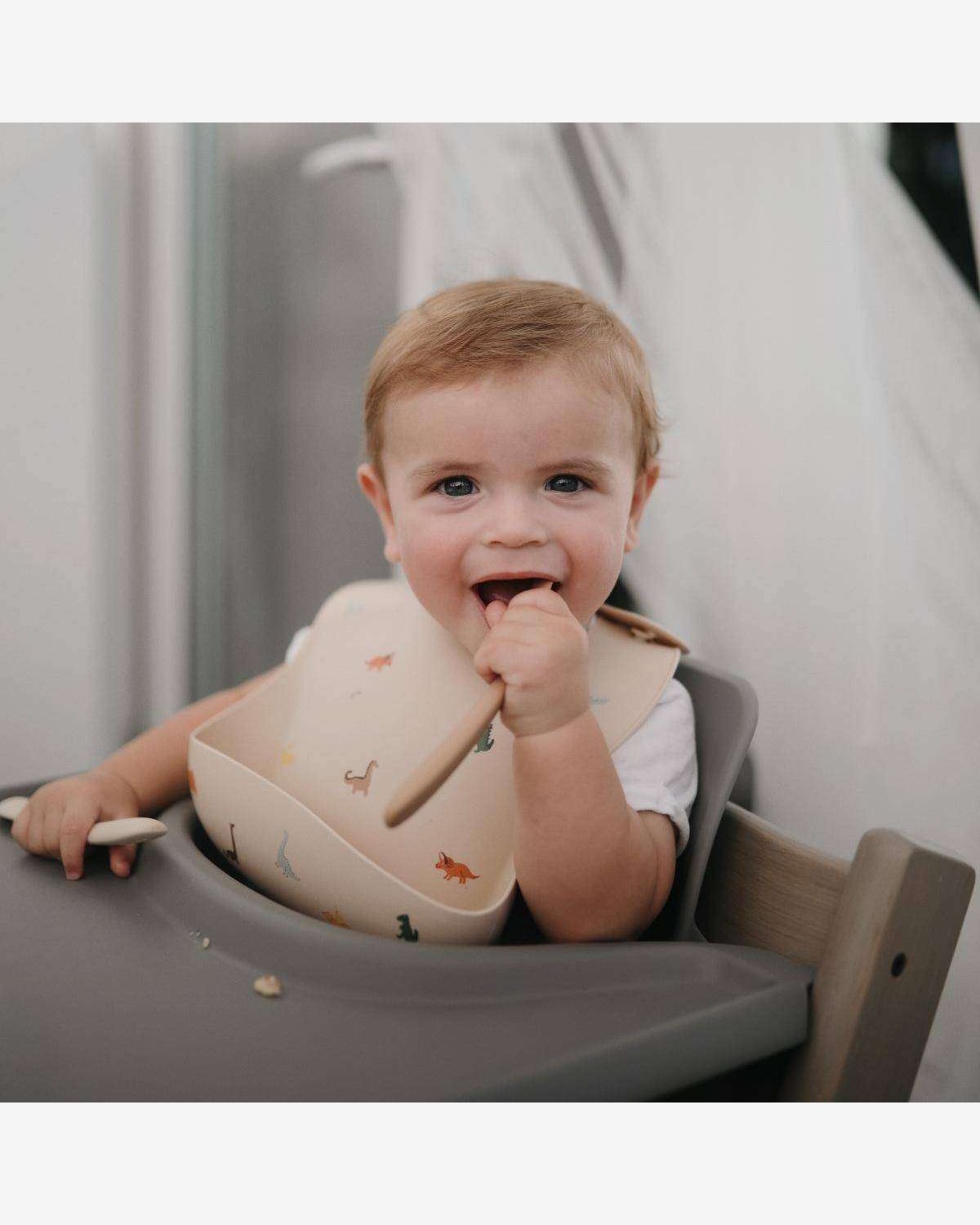 Smekke Baby – Silikon – Dyp Lomme | Silicone Baby Bib