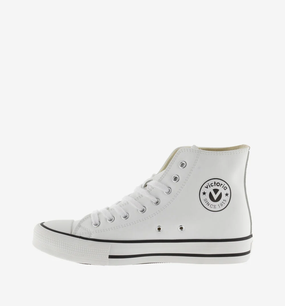 TRIBU FAUX LEATHER MID BOOTBLANCO
