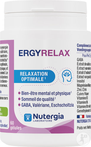 Nutergia Ergyrelax Relaxation Optimale 60 Gélules