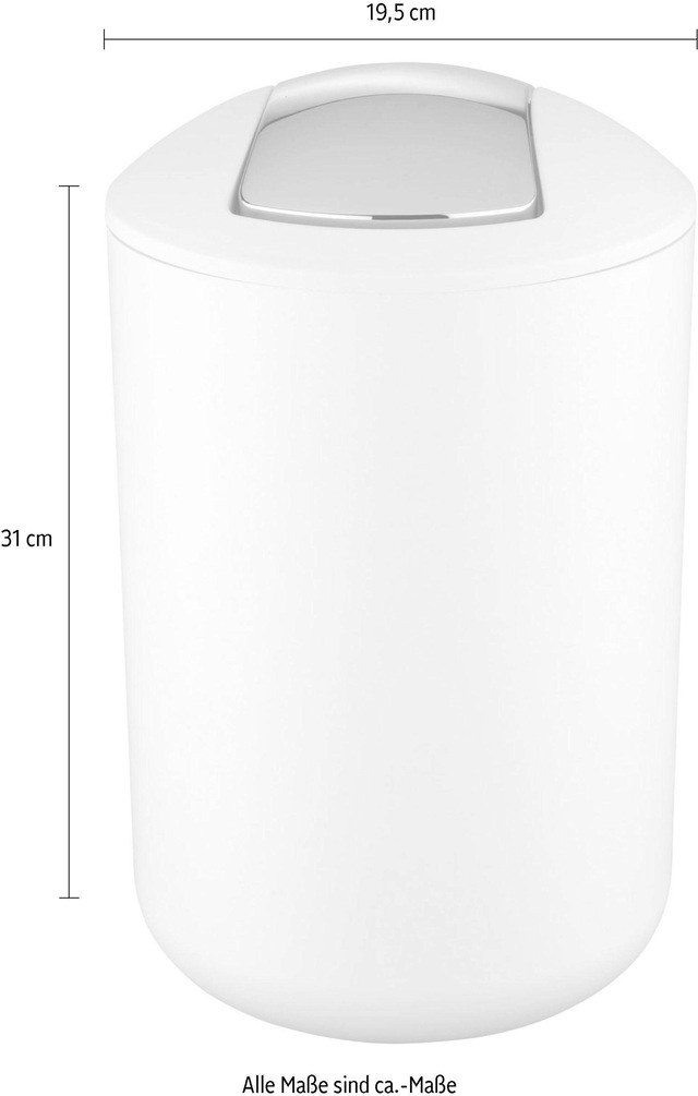 WENKO Kosmetikeimer »Brasil« 1 Behälter 6,5 Liter