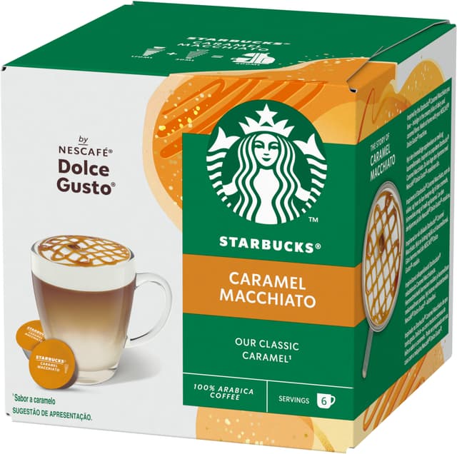 Starbucks Caramel Macchiato by NESCAFÉ Dolce Gusto kapsler (12 stk.)