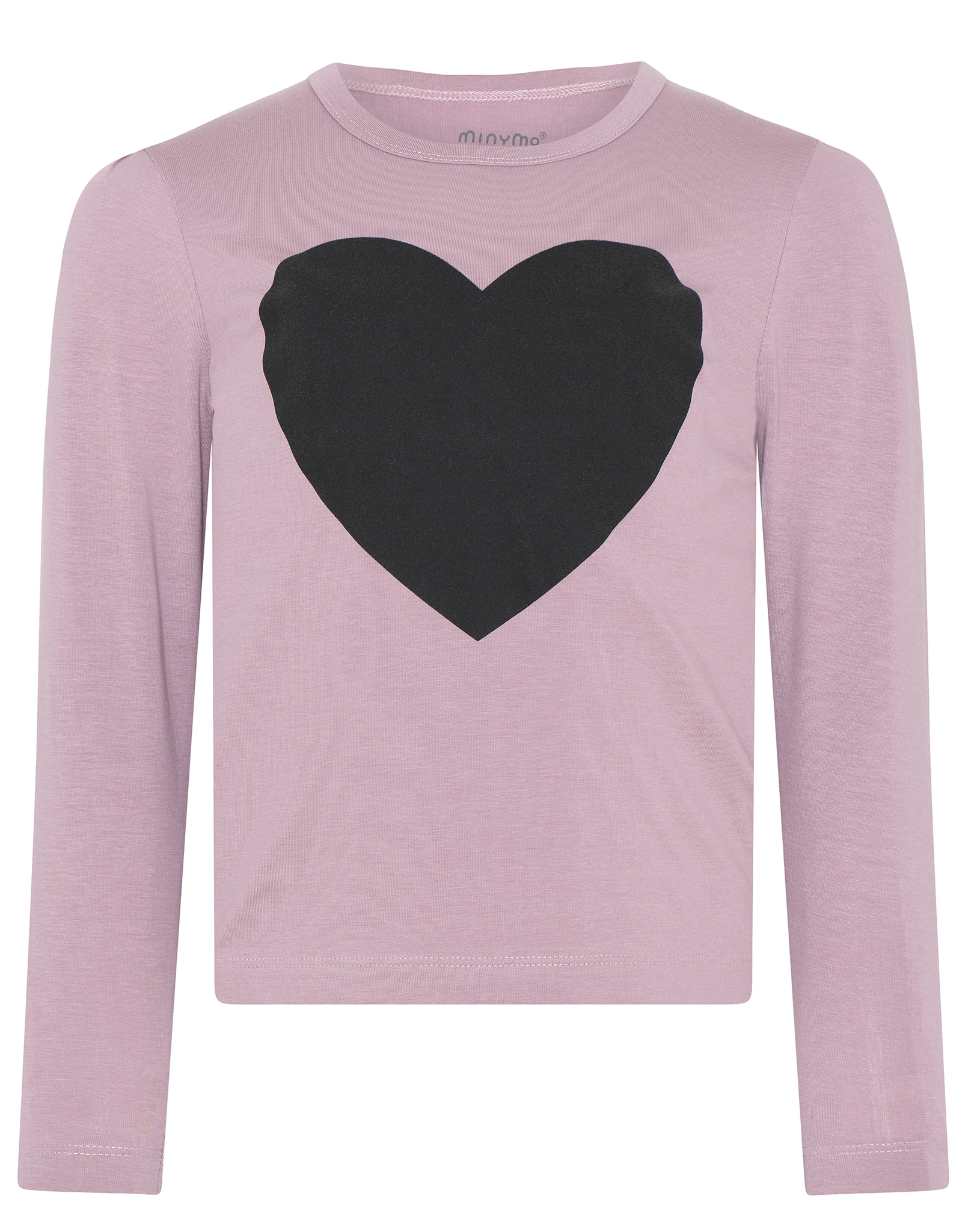 Langarmshirt GROßES HERZ in elderberry