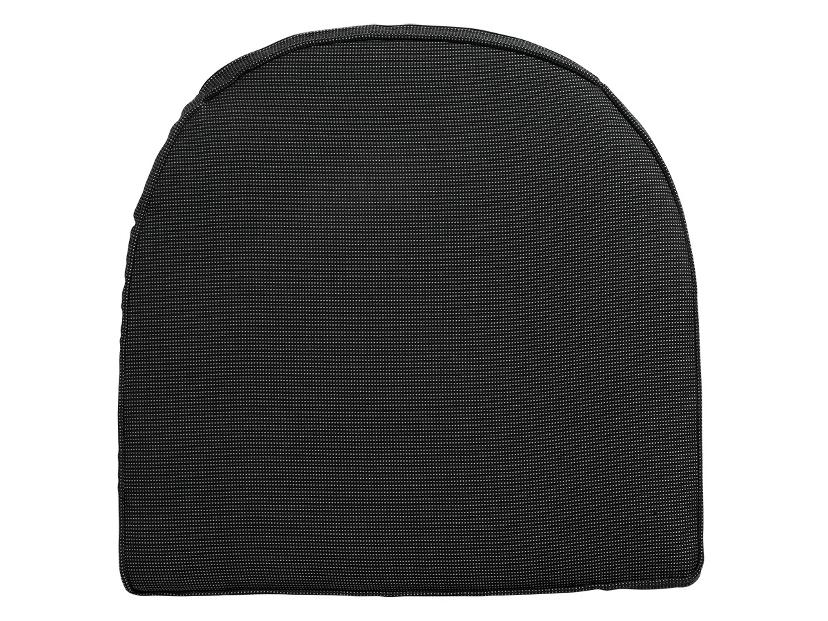 Madison Rib black wicker York zitkussen
