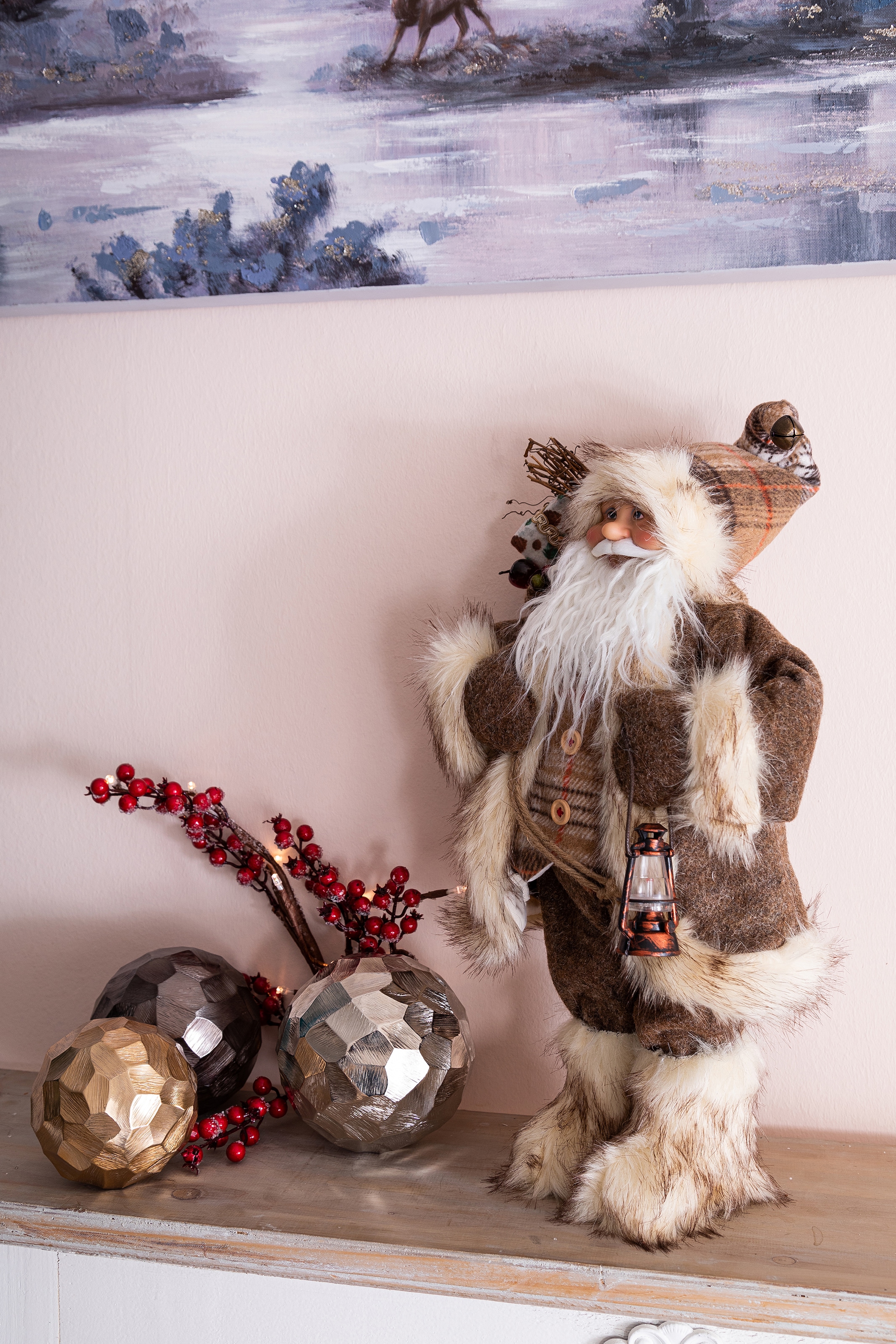 Myflair Möbel & Accessoires Weihnachtsmann »Weihnachtsdeko« Höhe ca. 61 cm