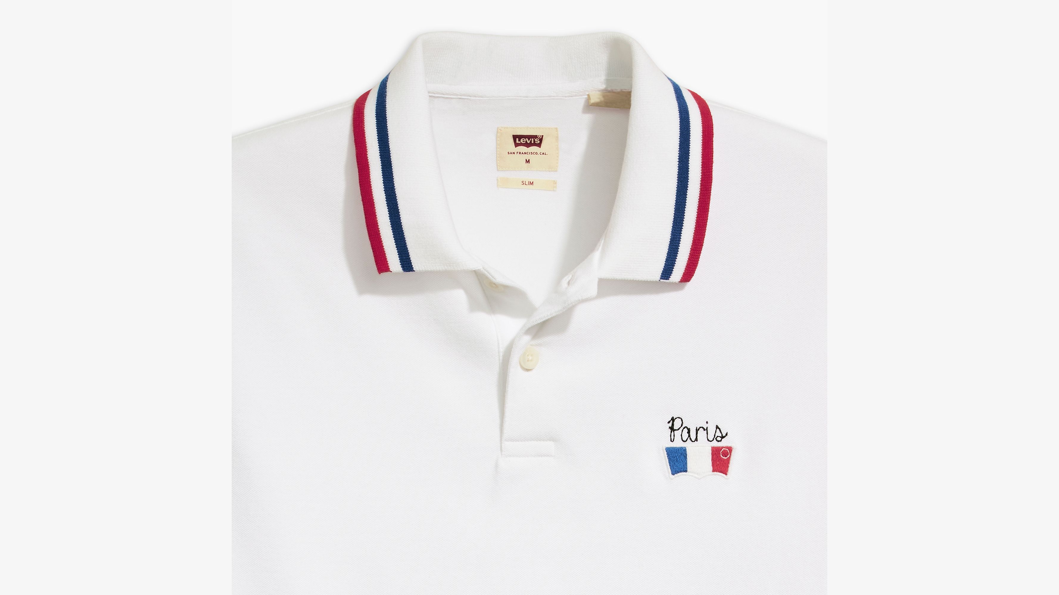Chemise polo Housemark Slim - White + - Blanc