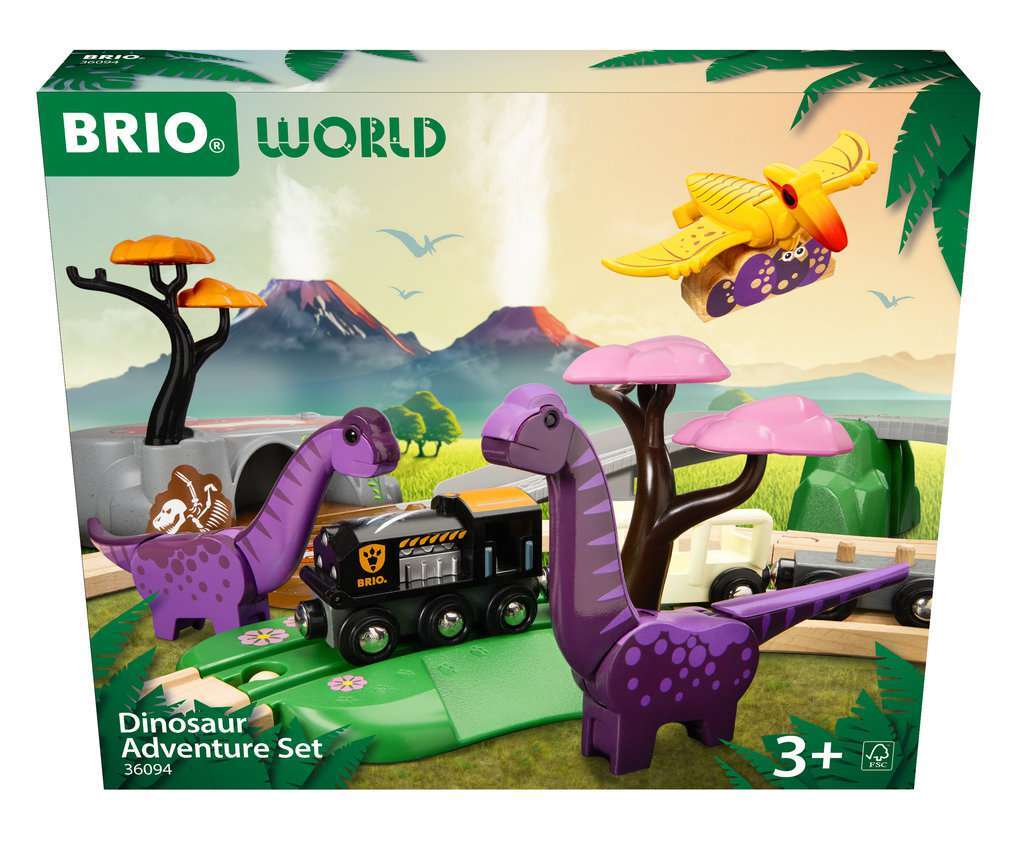 BRIO Spiel Dinosaurier Abenteuer-Set