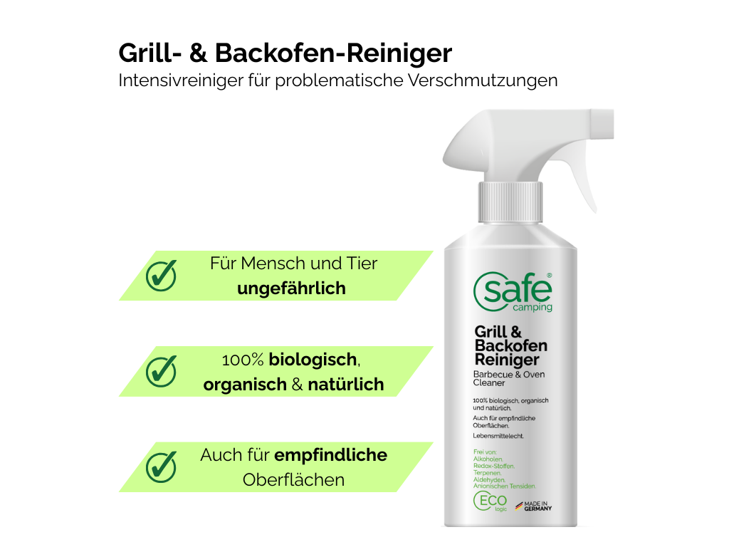 SAFE CAMPING Grill- & Ovenreiniger - 500 ml
