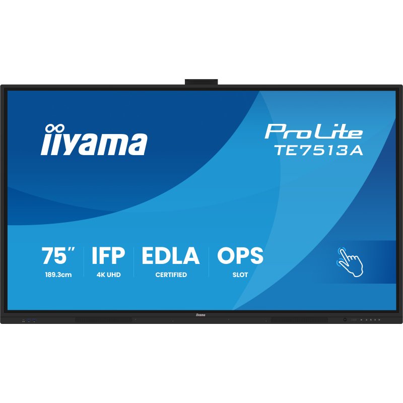 iiyama TE7513A-B2AG Écran d'affichage dynamique Écran plat interactif 190,5 cm (75