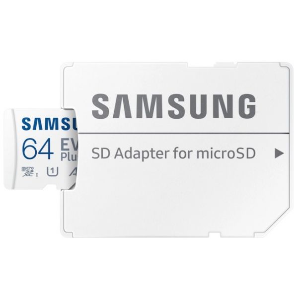 Samsung 64GB SDXC Evo Plus Class 10 U1   Adaptador - MB-MC64SA/EU