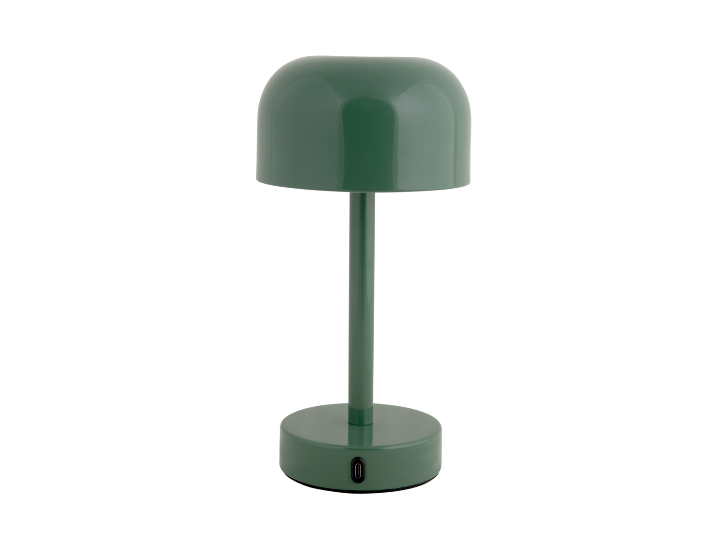 Table lamp James LED iron shiny jungle green