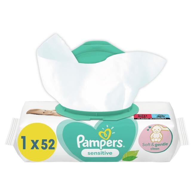 Pampers Sensitive Billendoekjes 52 Stuks