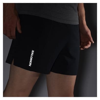 Short Salomon Cross Run 5in Noir