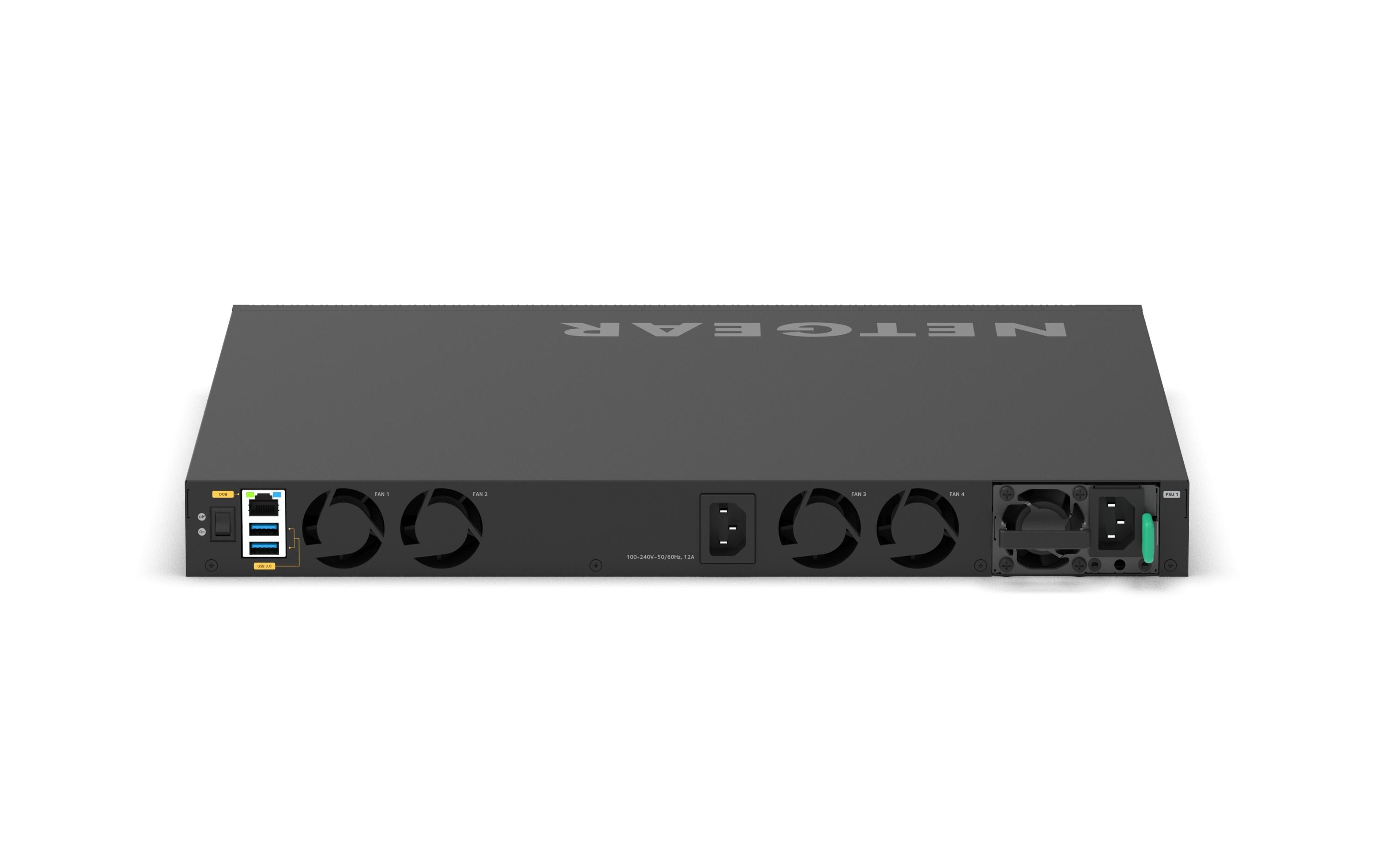 PoE+ Switch XSM4328CV 28 Port<br>24x 10G/Multi-Gig PoE+ (576W-Basis, bis zu 720W) und 4x SFP28 25G (XSM4328CV)