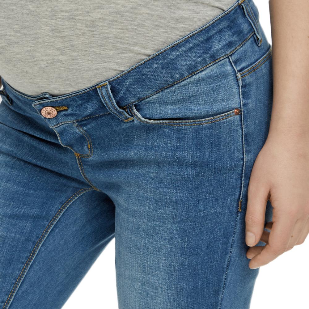 Mamalicious Jean Skinny Bleu Femme Pieces Maternity Della
