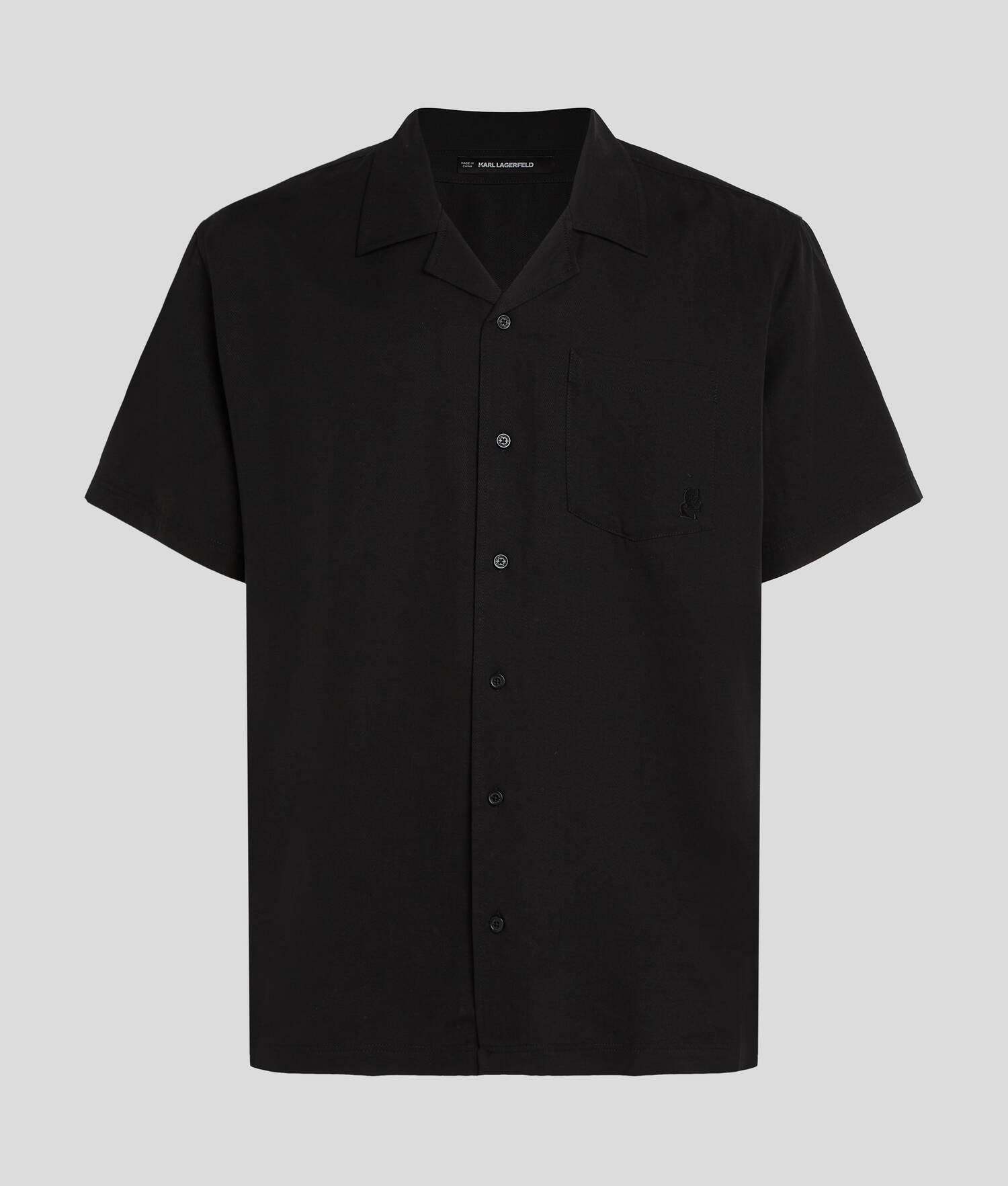CHEMISE À MANCHES COURTES KARL KAMEO - Noir