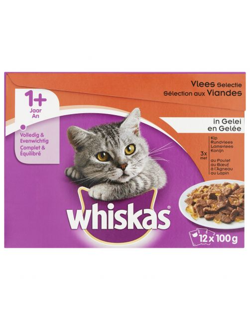 Whiskas Multipack Maaltijdzakjes Adult - Kattenvoer