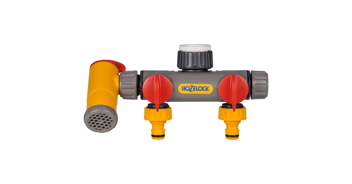 Hozelock2250 Flowmax 2-weg waterverdeler reguleerventiel