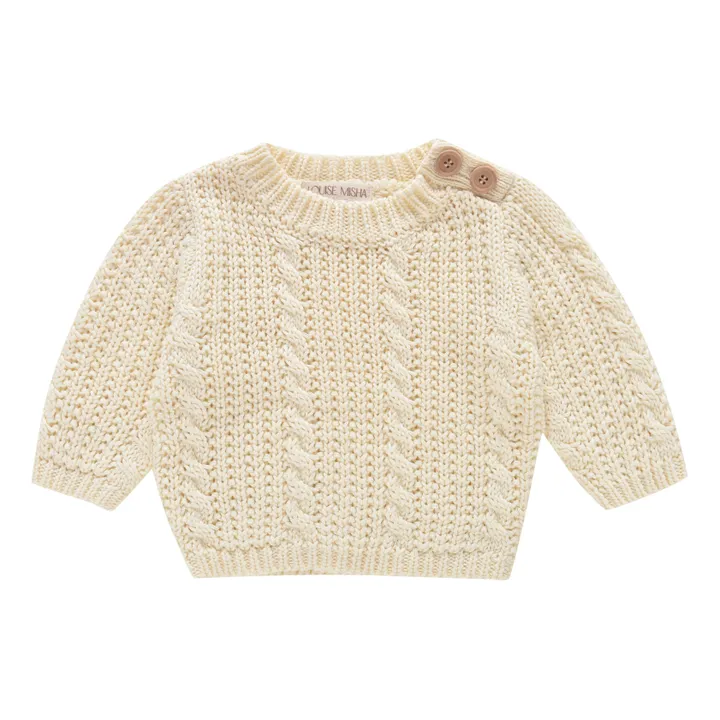 Louise Misha Pull Coton Bio Aliou | Ecru