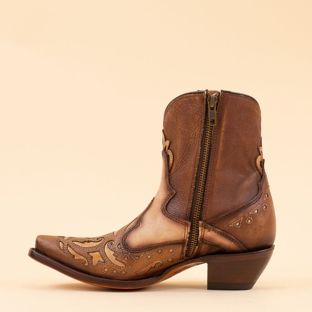 Corral cowboylaarsjes A4750 Brown Overlay