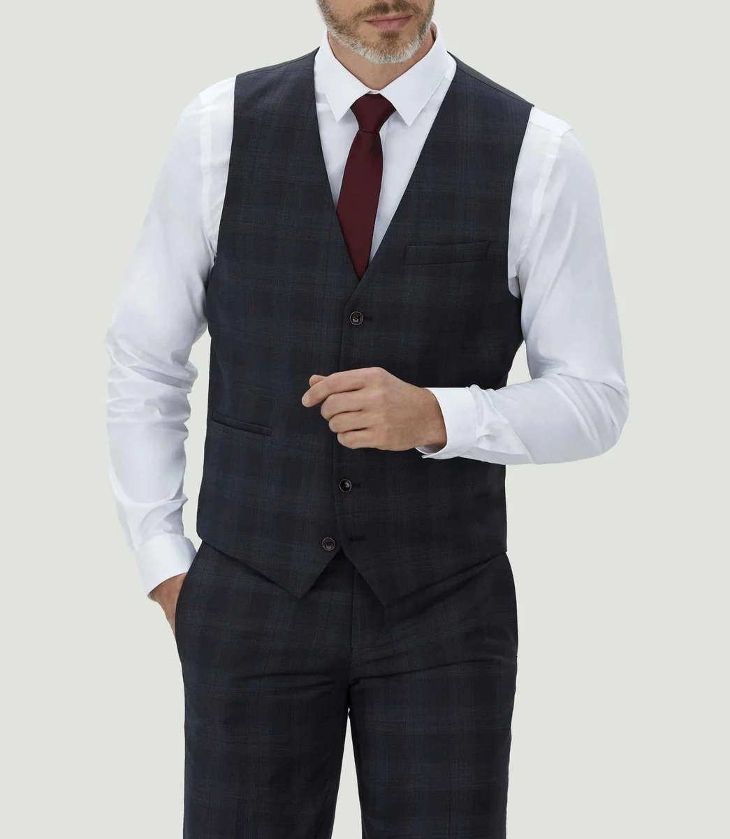 Gilet de ville gris anthracite 