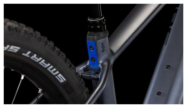 VTT Électrique Semi-Rigide Cube Reaction Hybrid Pro 800 Shimano Deore/Deore XT 12V 800 Wh 27.5'' Gris Metallic 2025