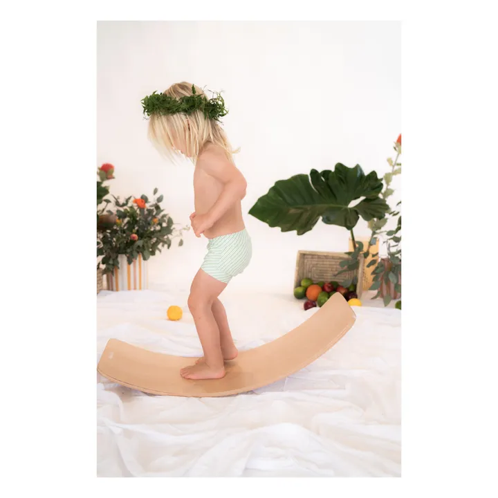 Ina Swim Short de Bain Lumi Rayé | Vert